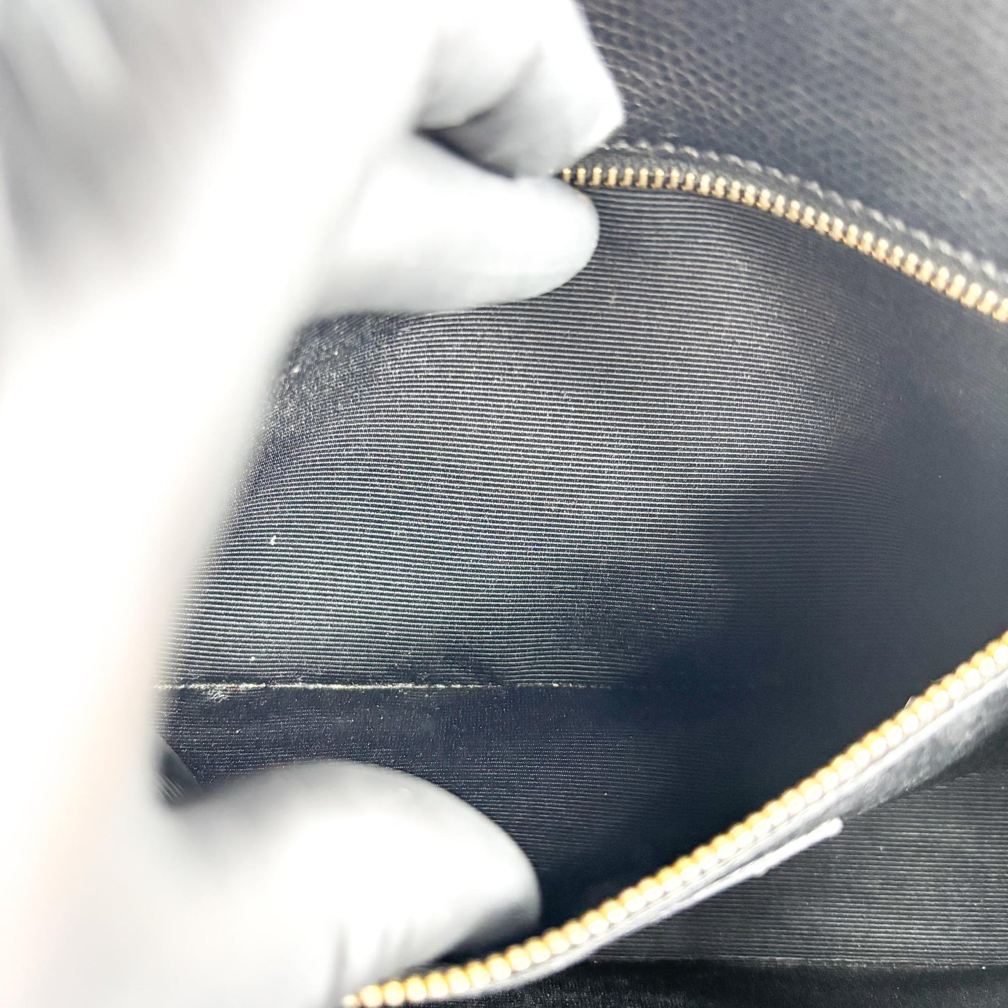 Saint Laurent Medium Monogram University Shoulder Bag Black Gold Hardware