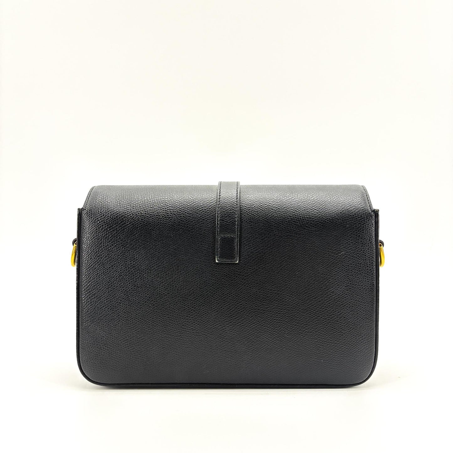Saint Laurent Medium Monogram University Shoulder Bag Black Gold Hardware