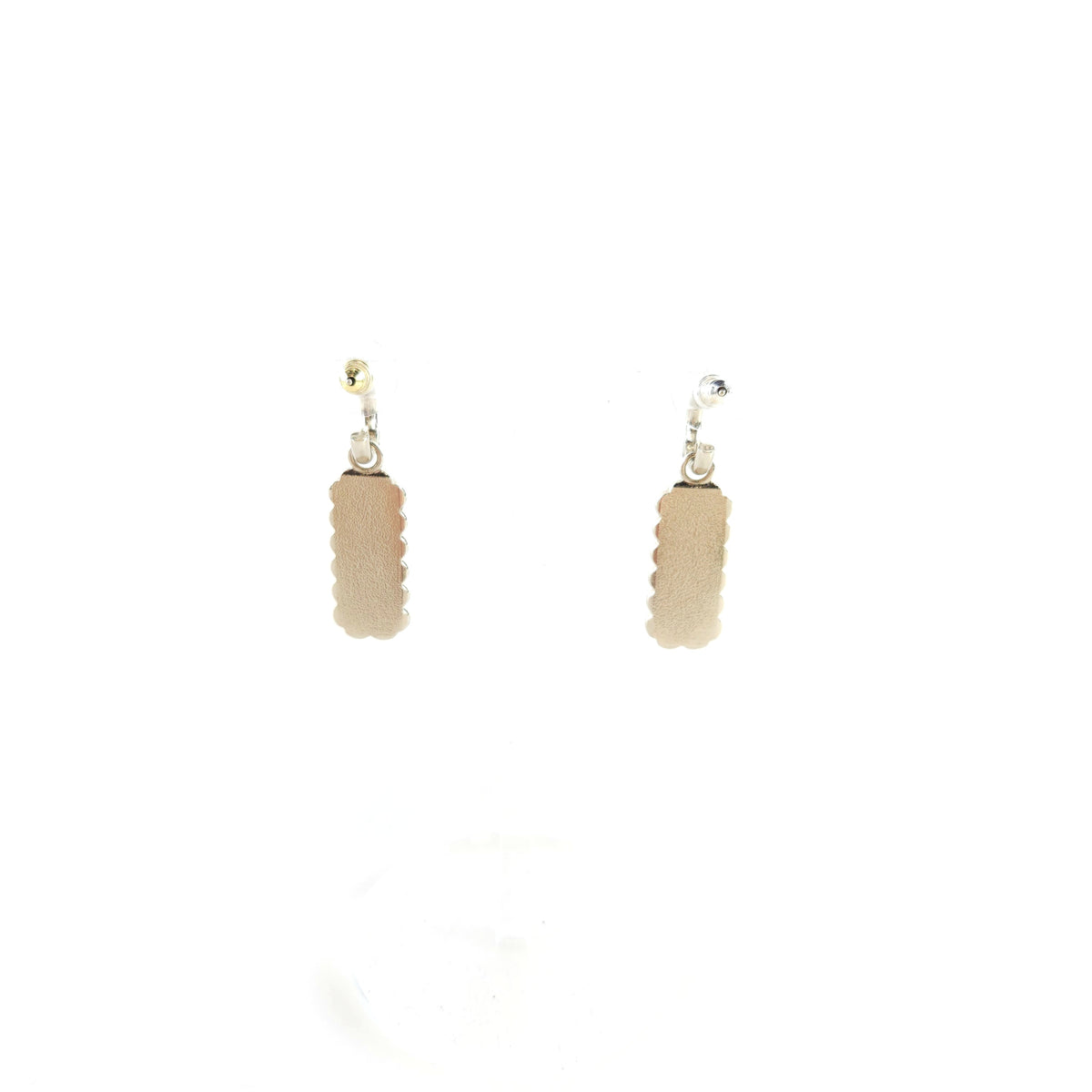 Lettering Logo Drop Earrings