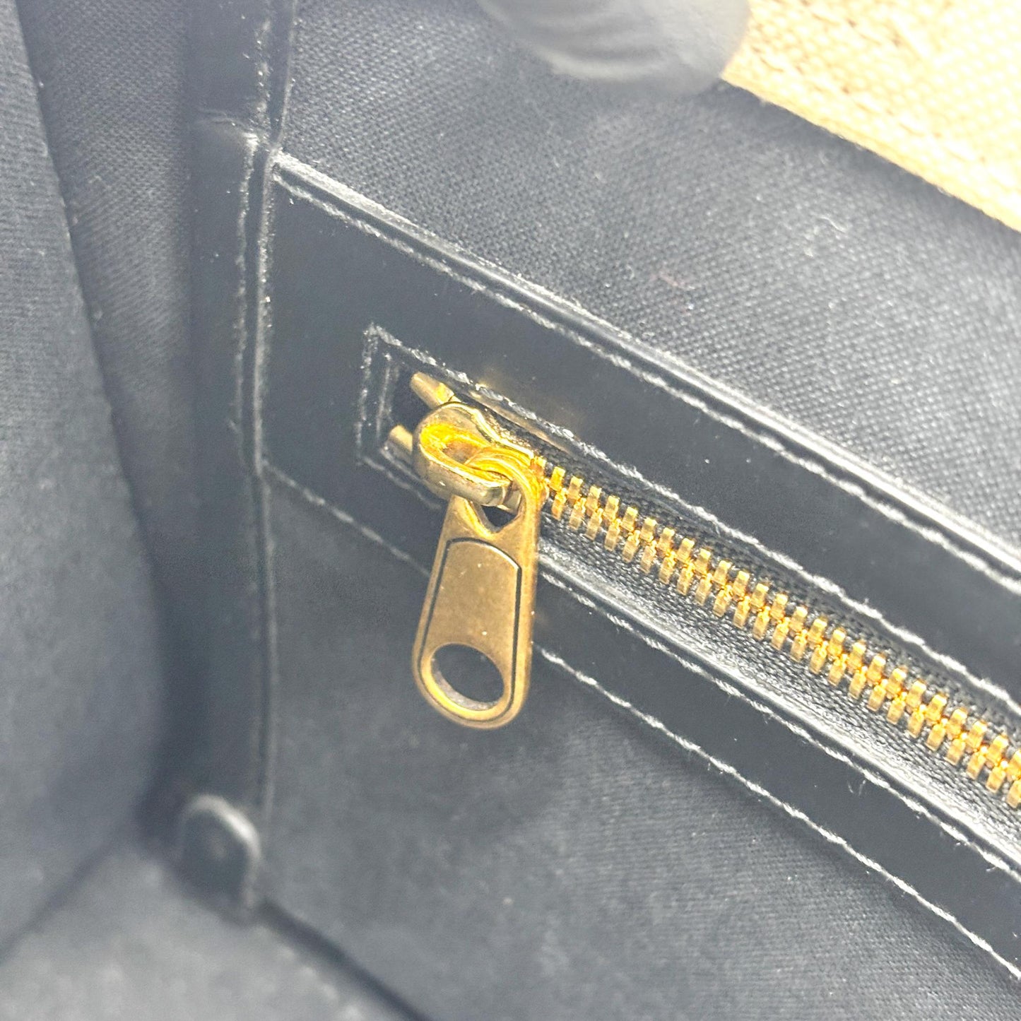 Balenciaga Hardware XS Canvas Tote Bag Natural Black
