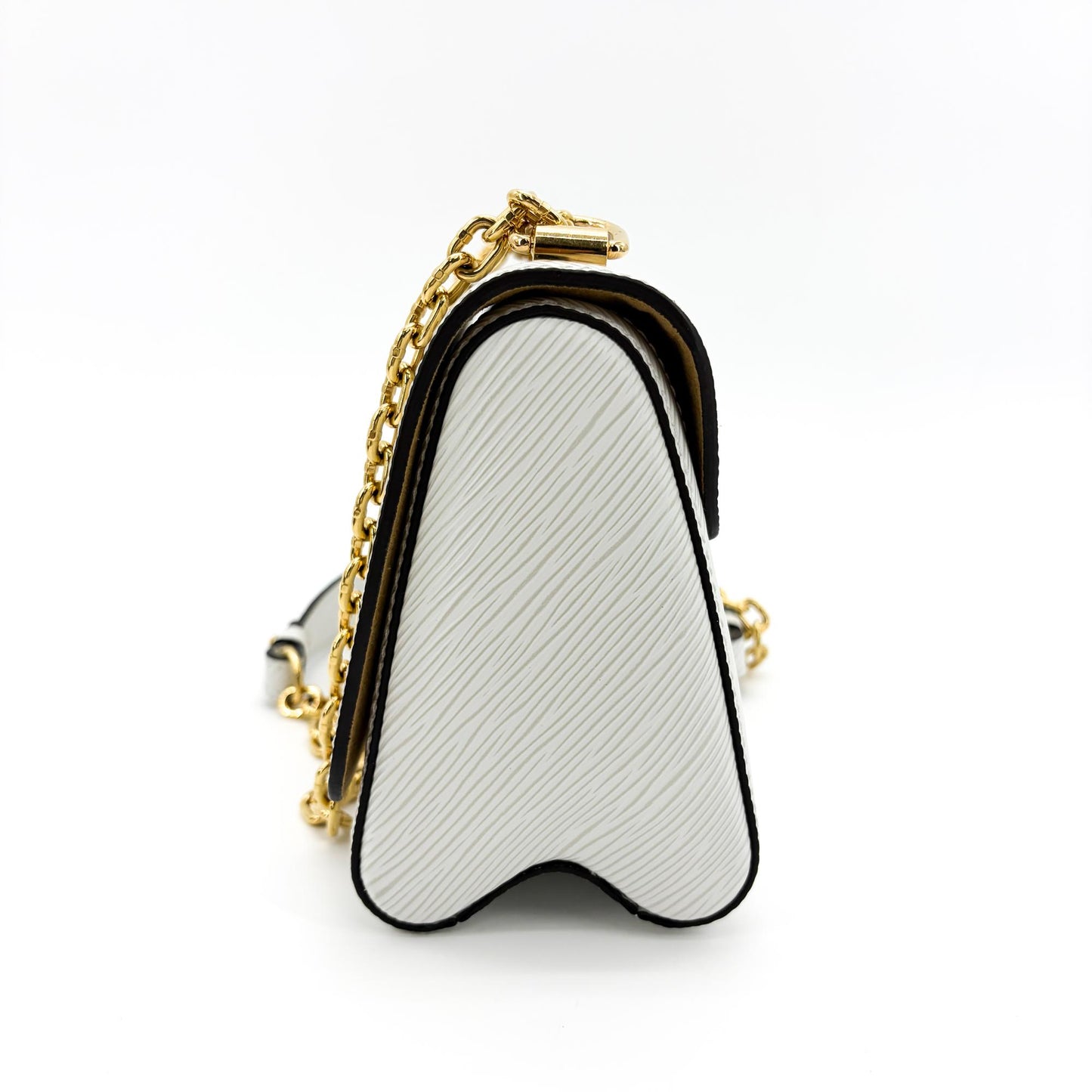 Louis Vuitton Twist MM Epi White Gold Hardware