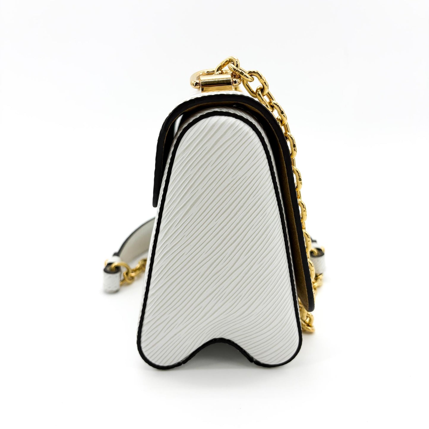 Louis Vuitton Twist MM Epi White Gold Hardware