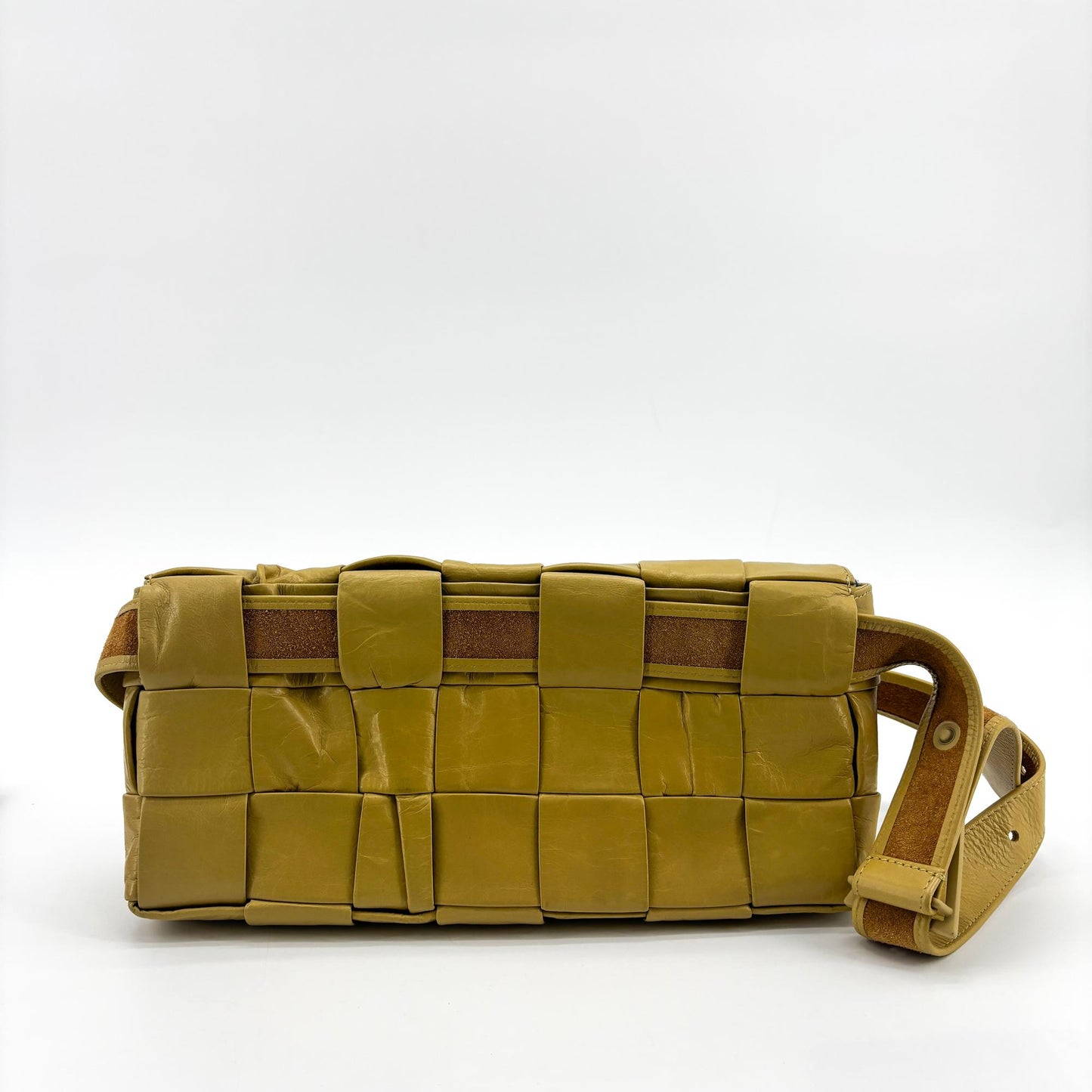 Bottega Veneta Small Brick Cassette Bag Ochre