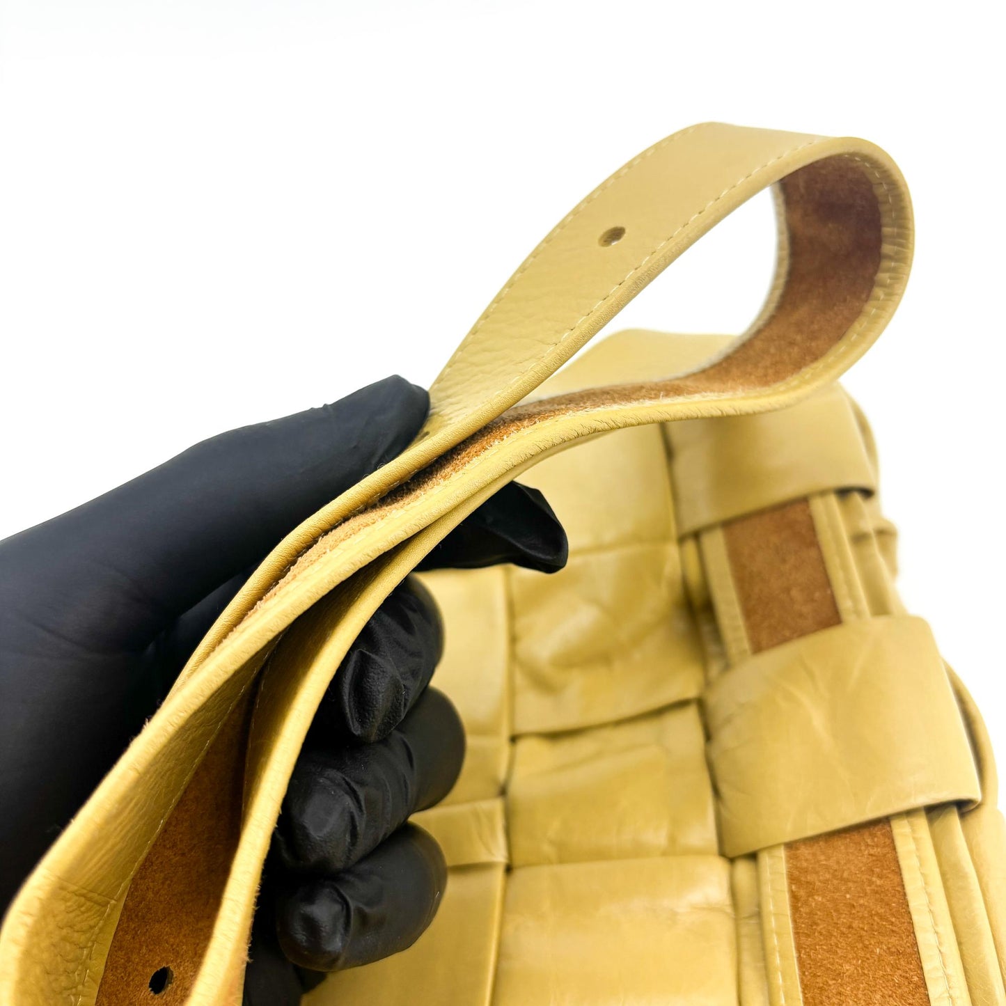 Bottega Veneta Small Brick Cassette Bag Ochre