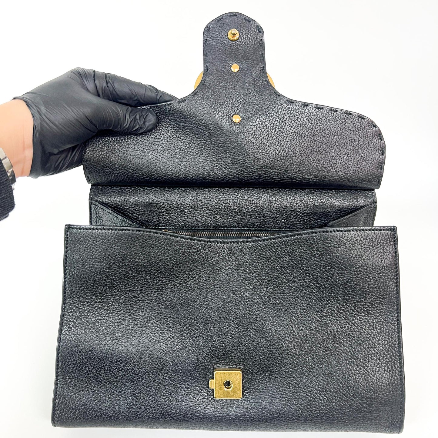 Gucci GG Marmont Small Top Handle Bag Black