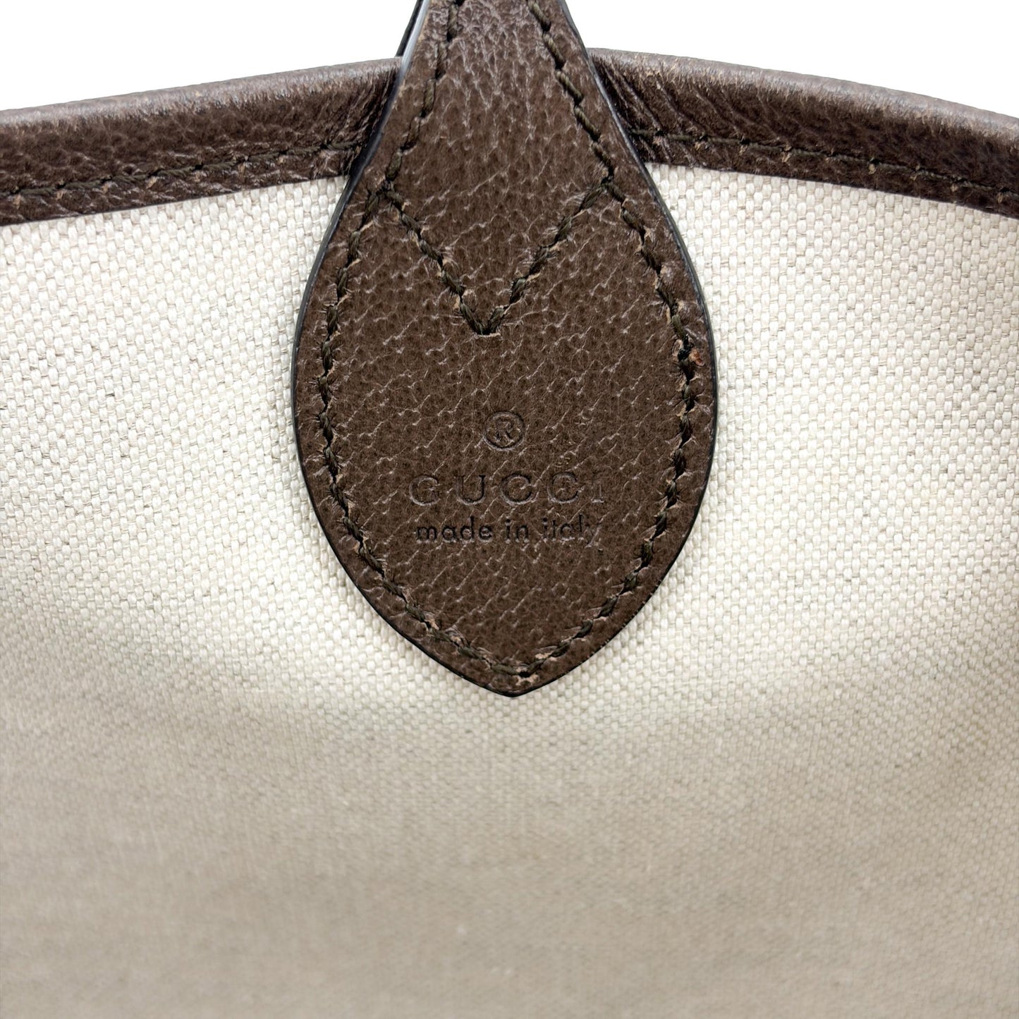 Gucci Ophidia GG Medium Tote Bag Brown