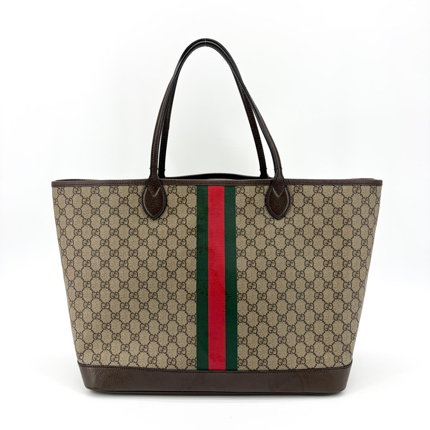 Gucci Ophidia GG Medium Tote Bag Brown