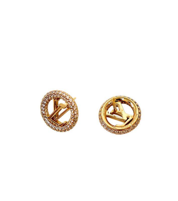 Louis Vuitton Louise by Night Gold Earrings