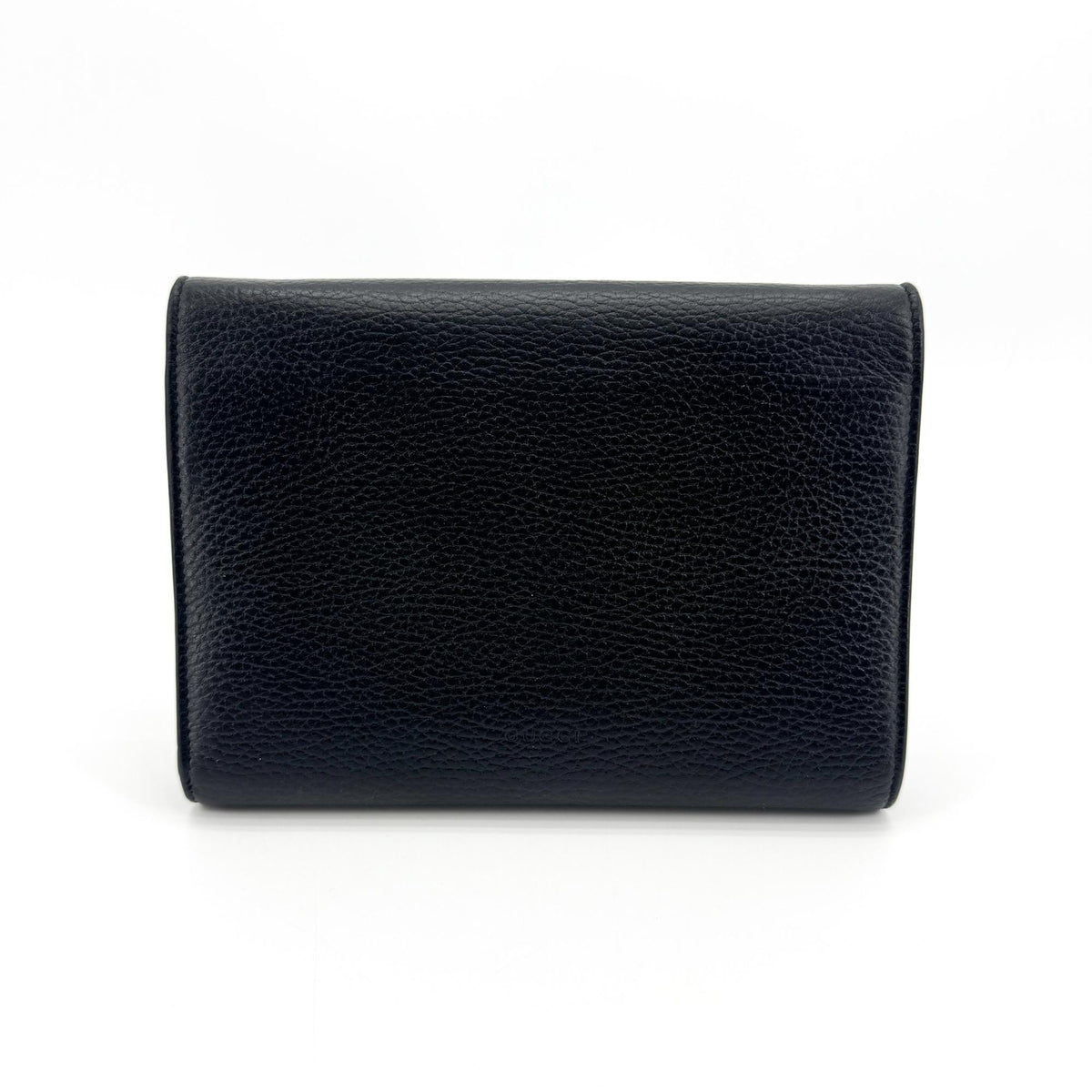 Gucci Dionysus Leather Super Mini Bag Black Silver