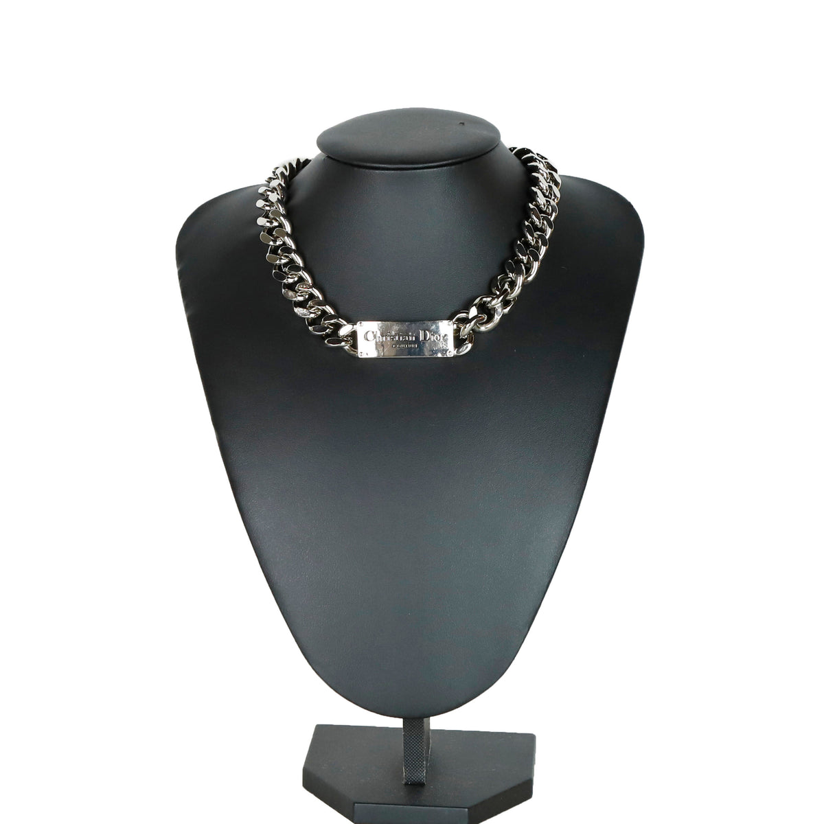 Couture chain link necklace