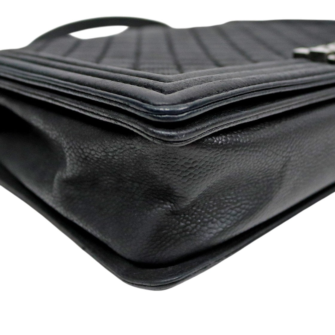 Chanel Black Large Caviar Boy Bag