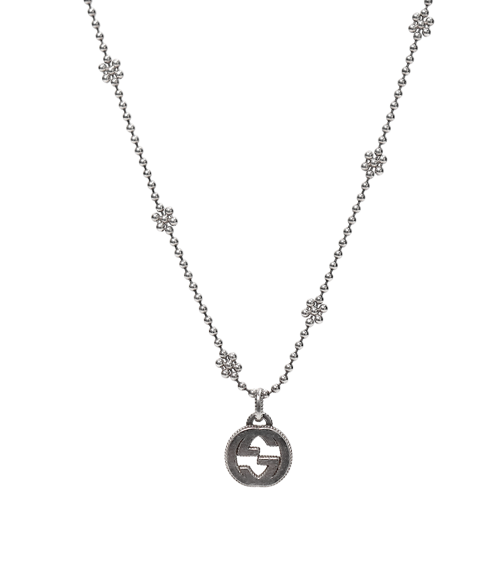 Gucci Bold Interlocking G Silver Necklace