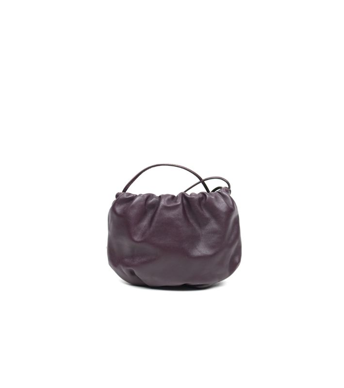 Bottega Veneta Mini Purple Leather Bulb Bag