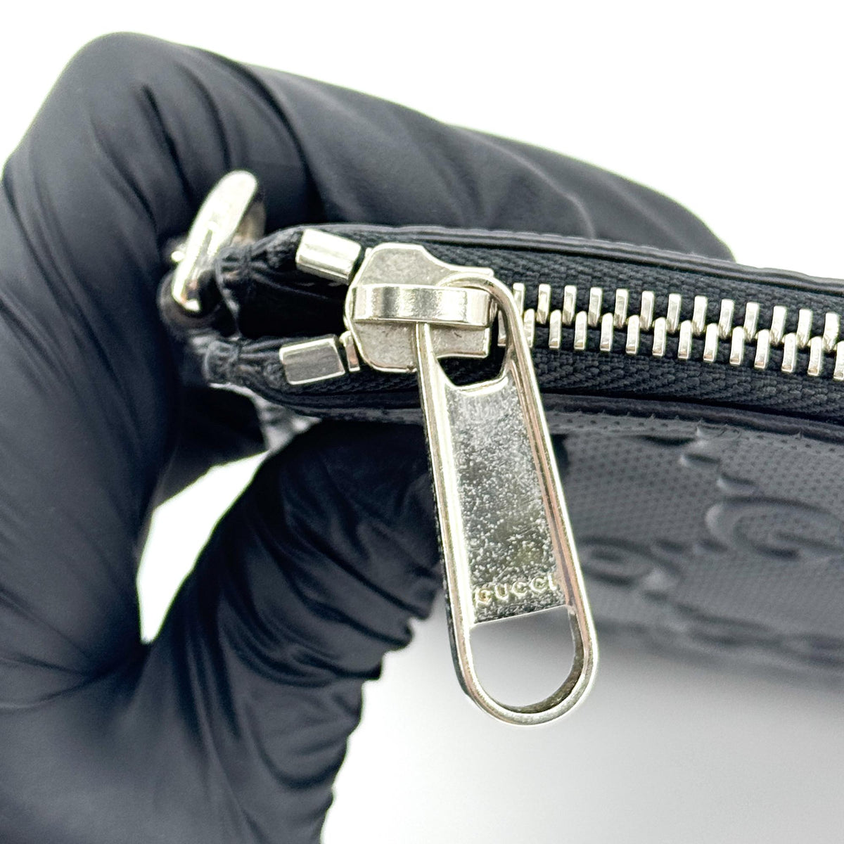 Gucci GG Embossed Clutch Black
