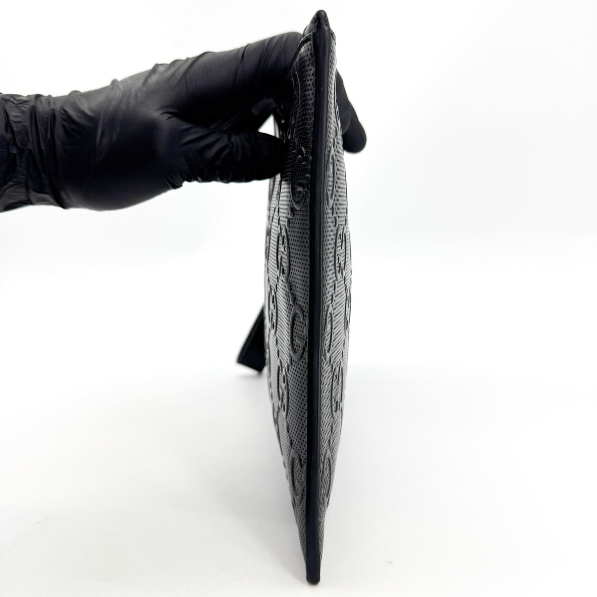 Gucci GG Embossed Clutch Black