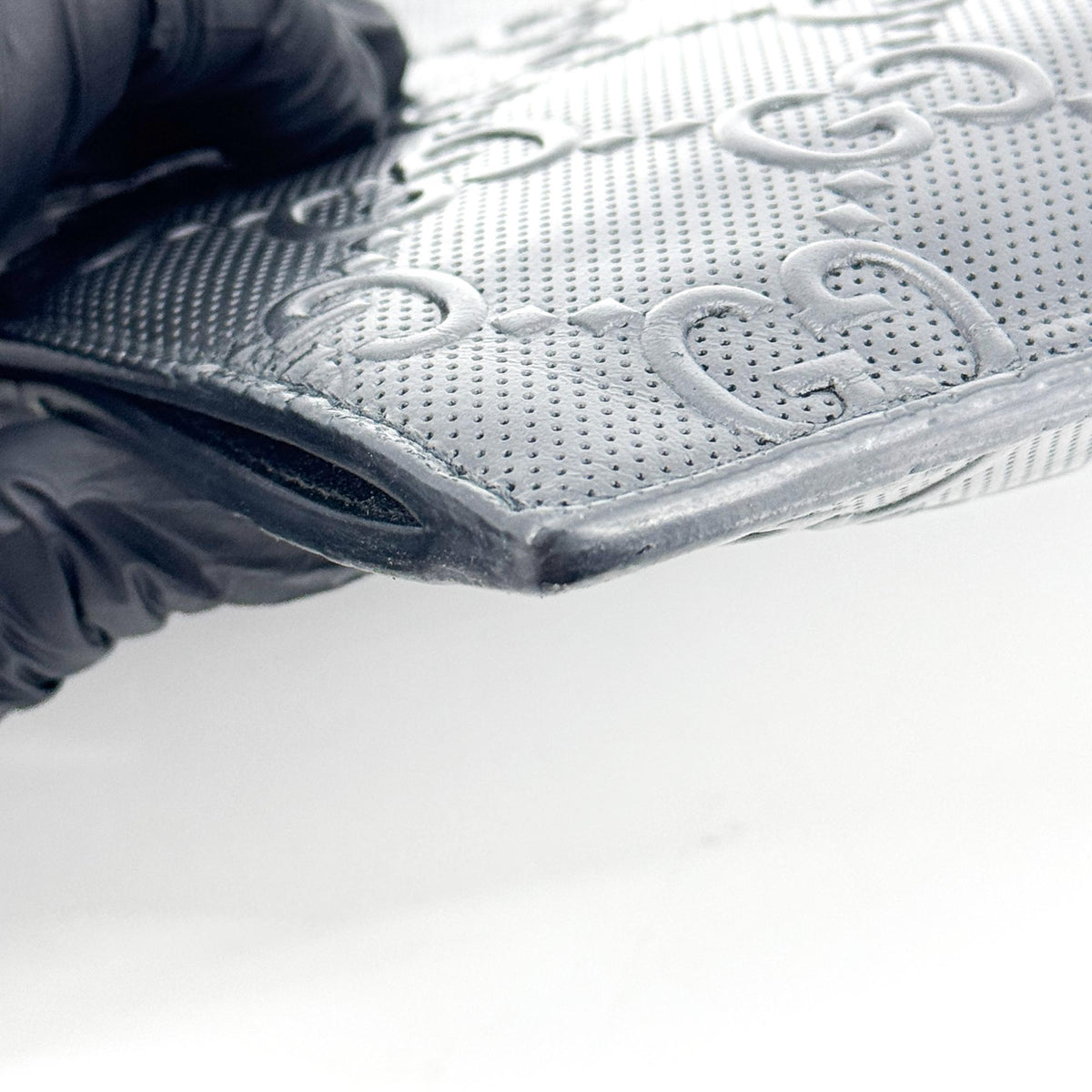 Gucci GG Embossed Clutch Black