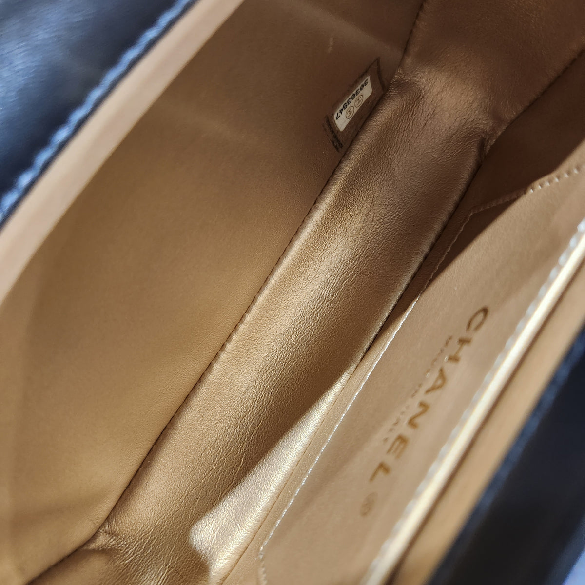 Workshop Onyx Pearl Metal Flap Shoulder Bag Crossbody Bag AS1889