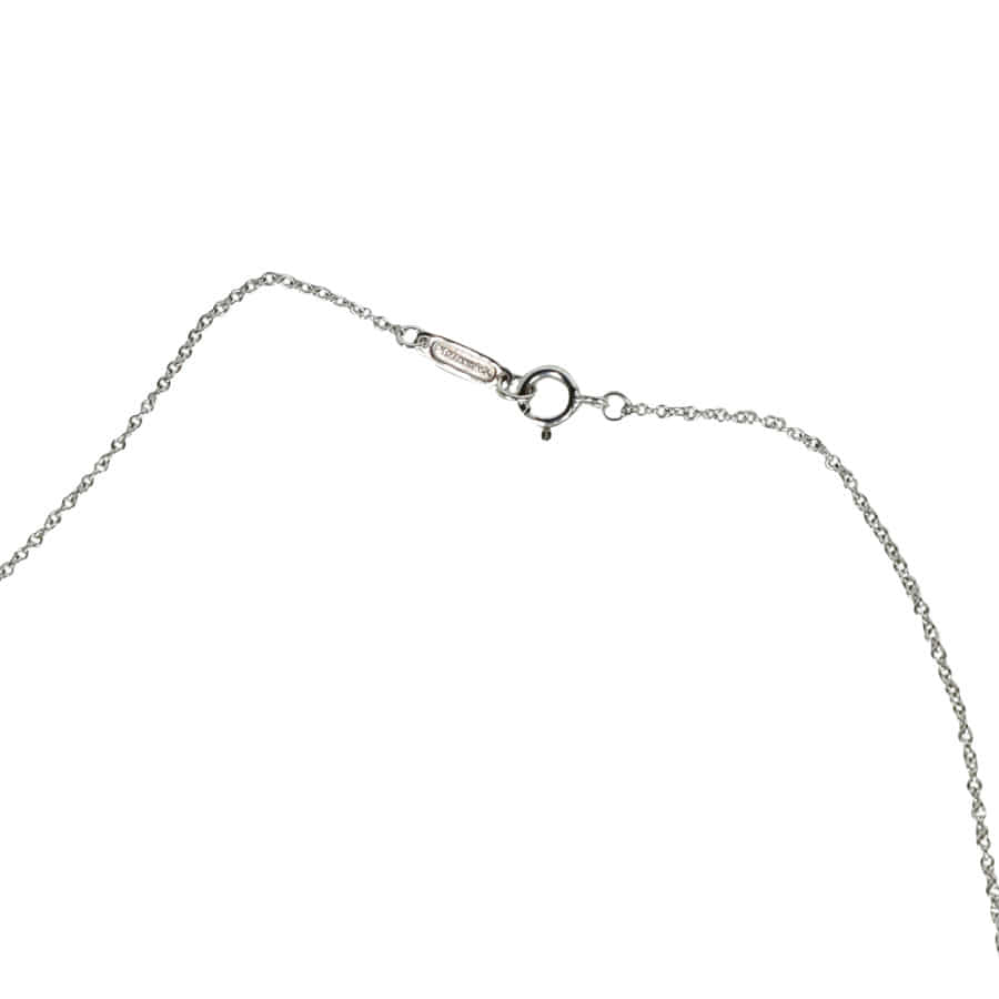 Large Fleur Diamond Platinum Necklace