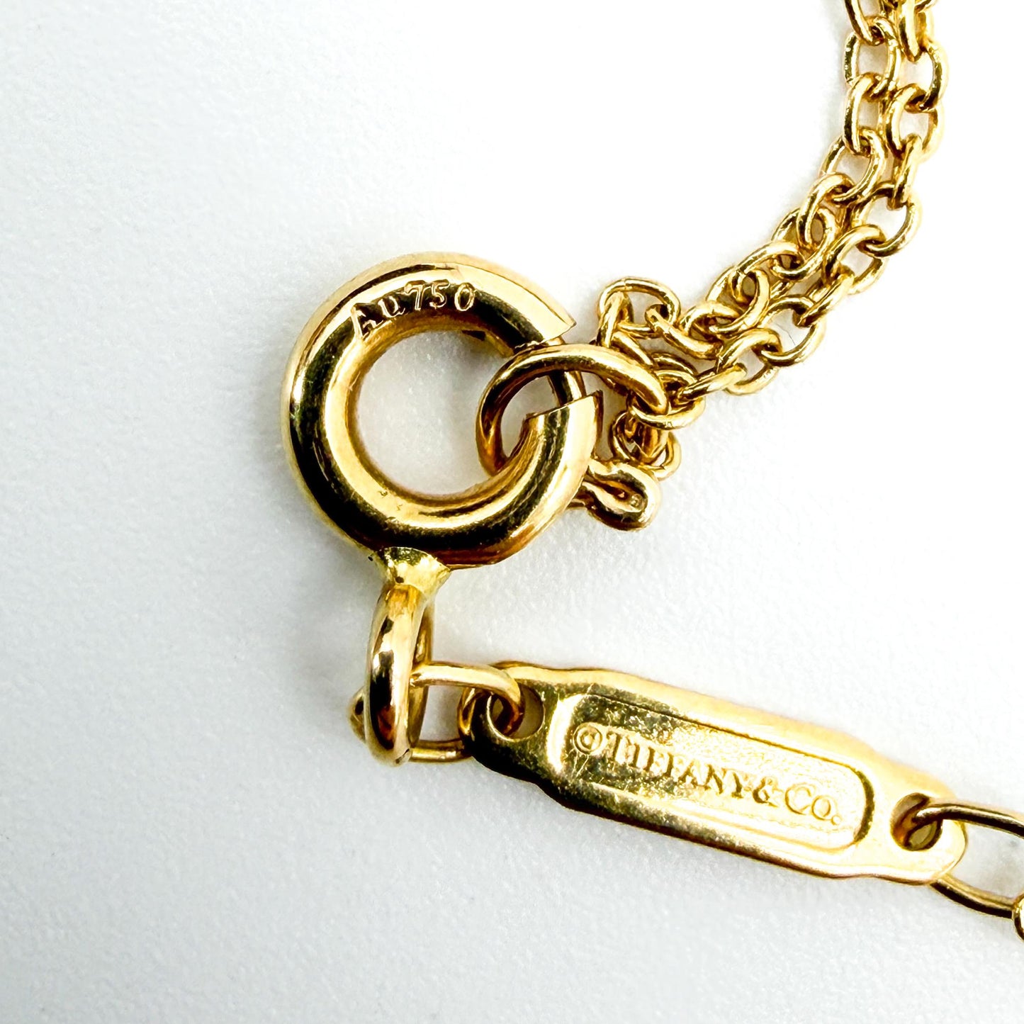 Tiffany T Smile Pendant Small 18K Yellow Gold