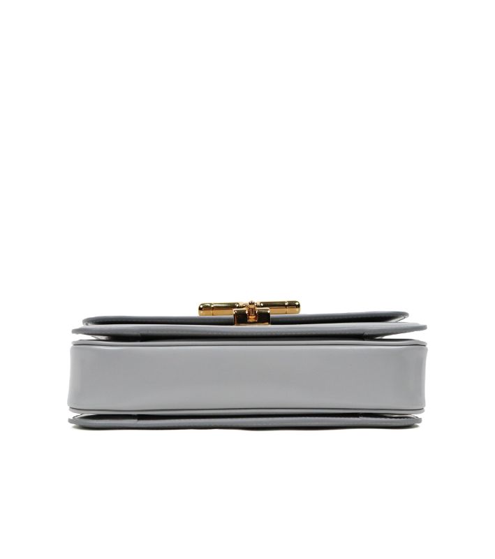Gucci Gray Small Leather Siena Shoulder Bag