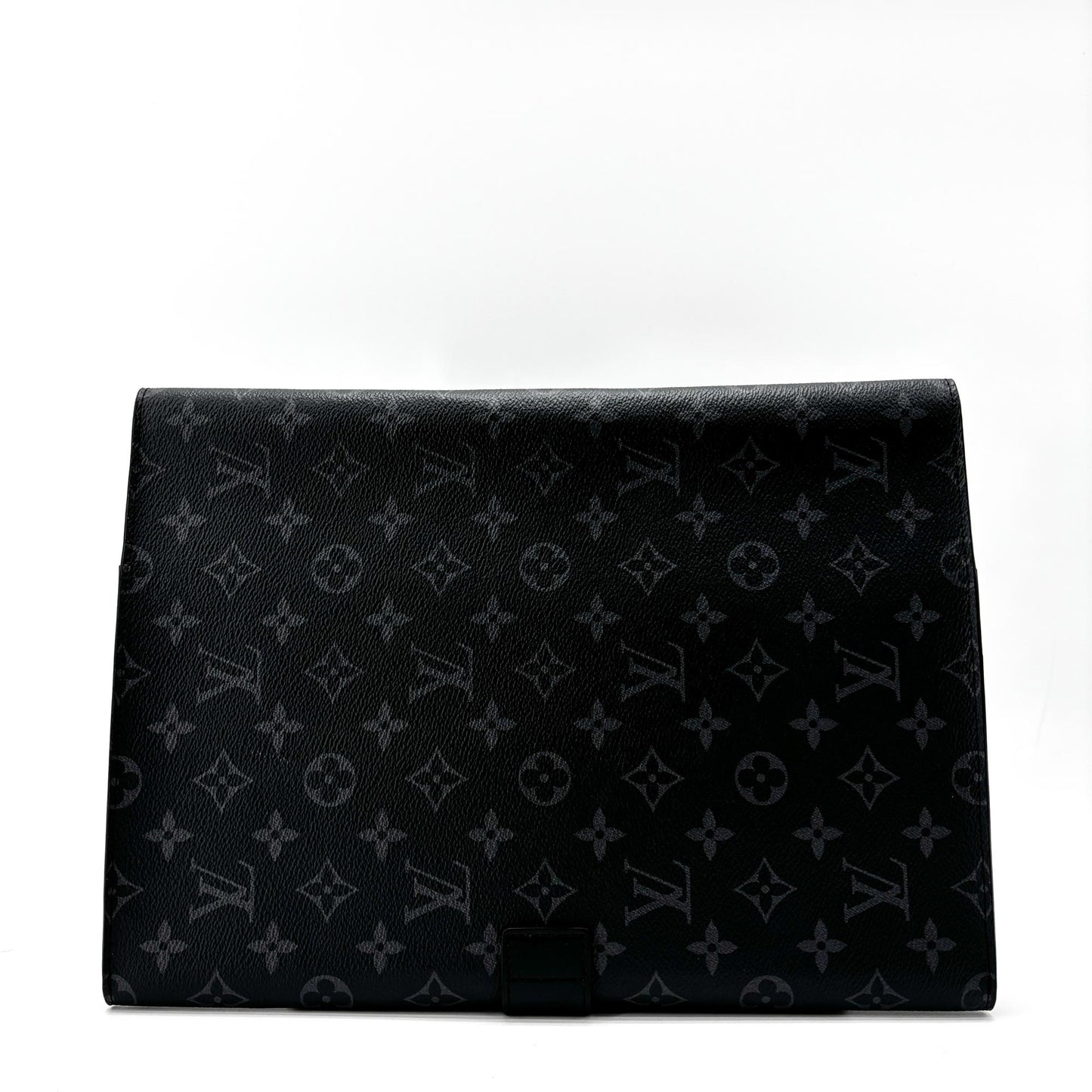 Louis Vuitton Monogram Eclipse S-Lock A4 Pouch Black