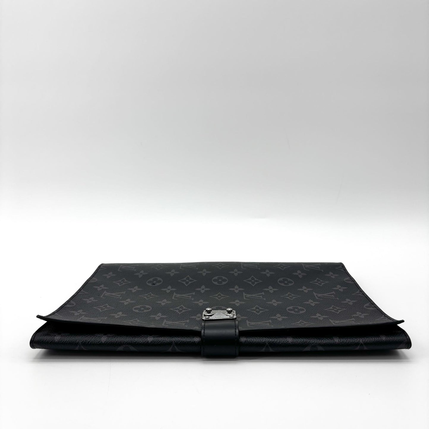 Louis Vuitton Monogram Eclipse S-Lock A4 Pouch Black