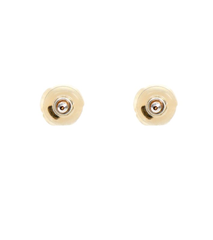 Chanel Camellia Gold CC Earrings