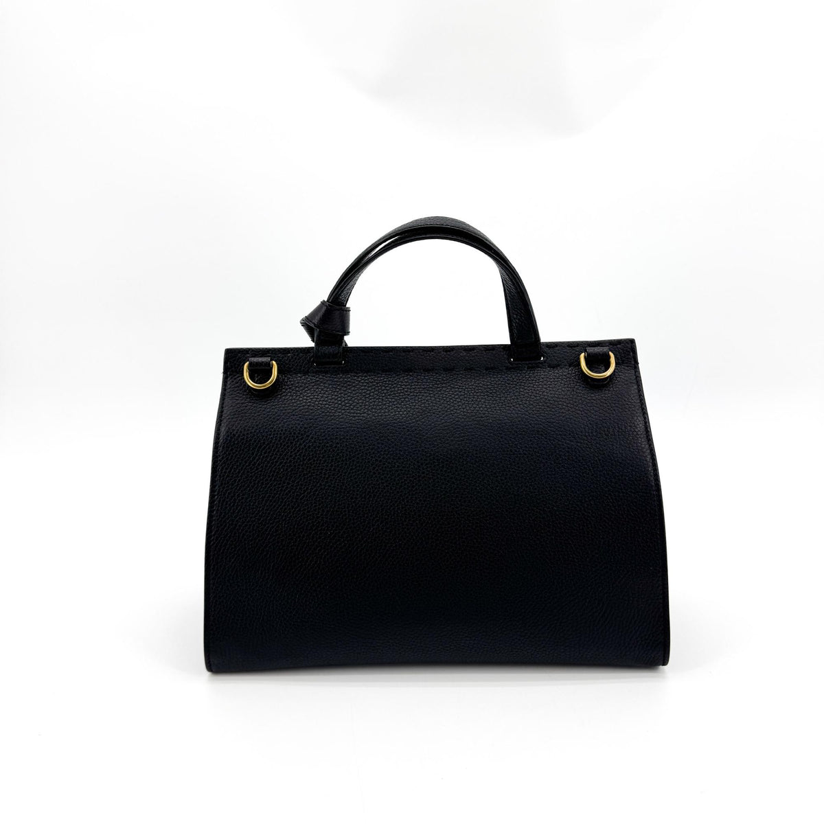 Gucci GG Marmont Small Leather Top Handle Bag Black
