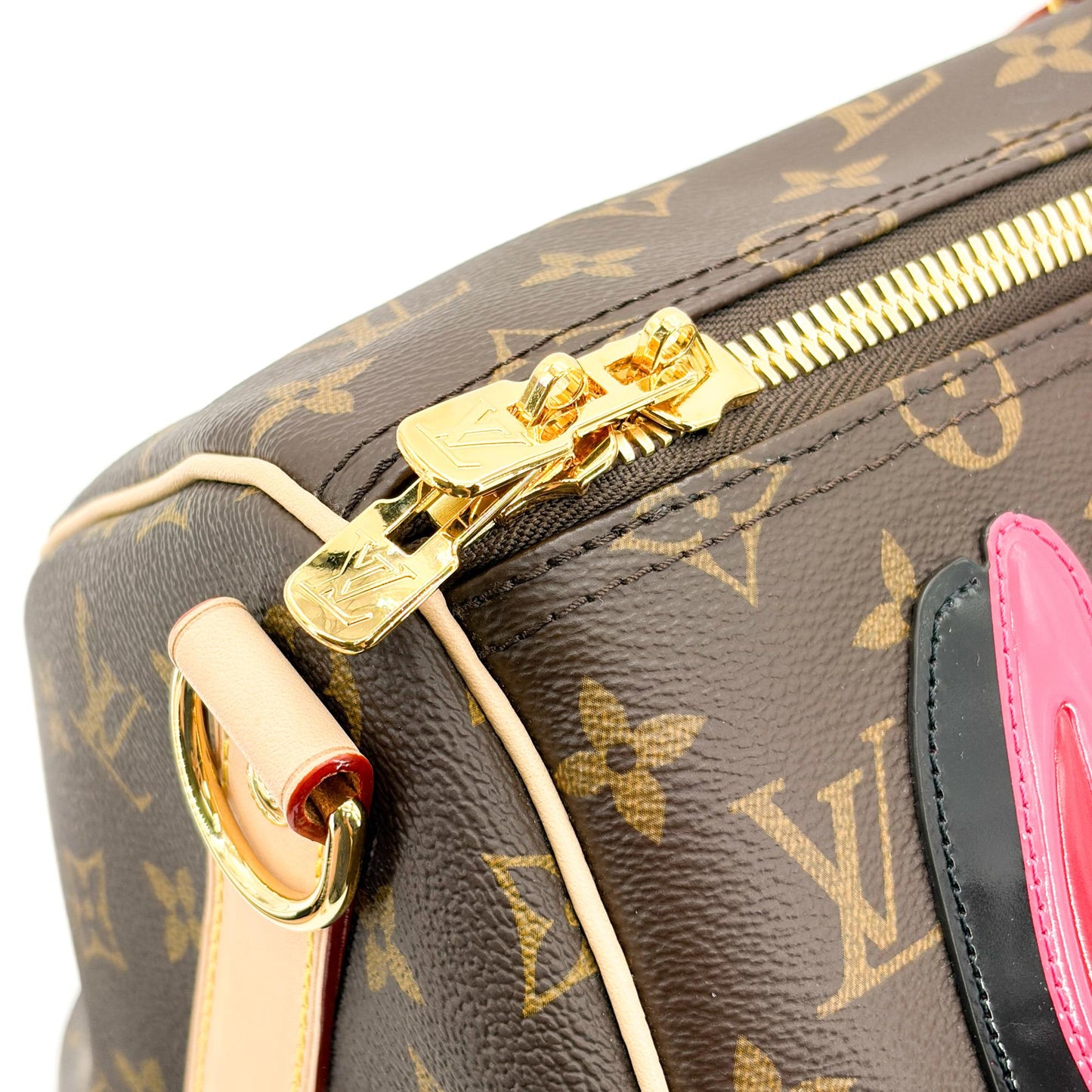 Louis Vuitton Monogram Pink Rabbit Keepall 45