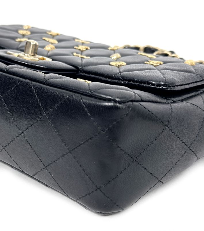 Chanel Black Egyptian Lambskin New Mini