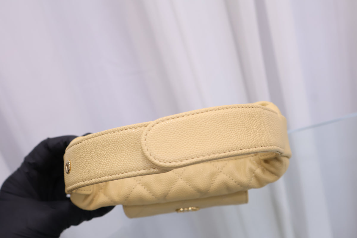25P Caviar Mini Top Handle Tote Bag AP3467