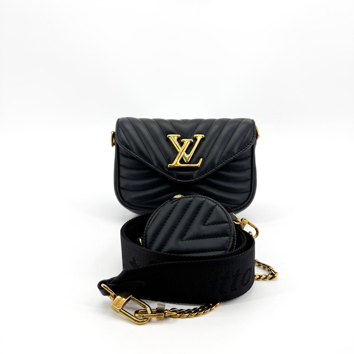Louis Vuitton New Wave Chain Pochette Black
