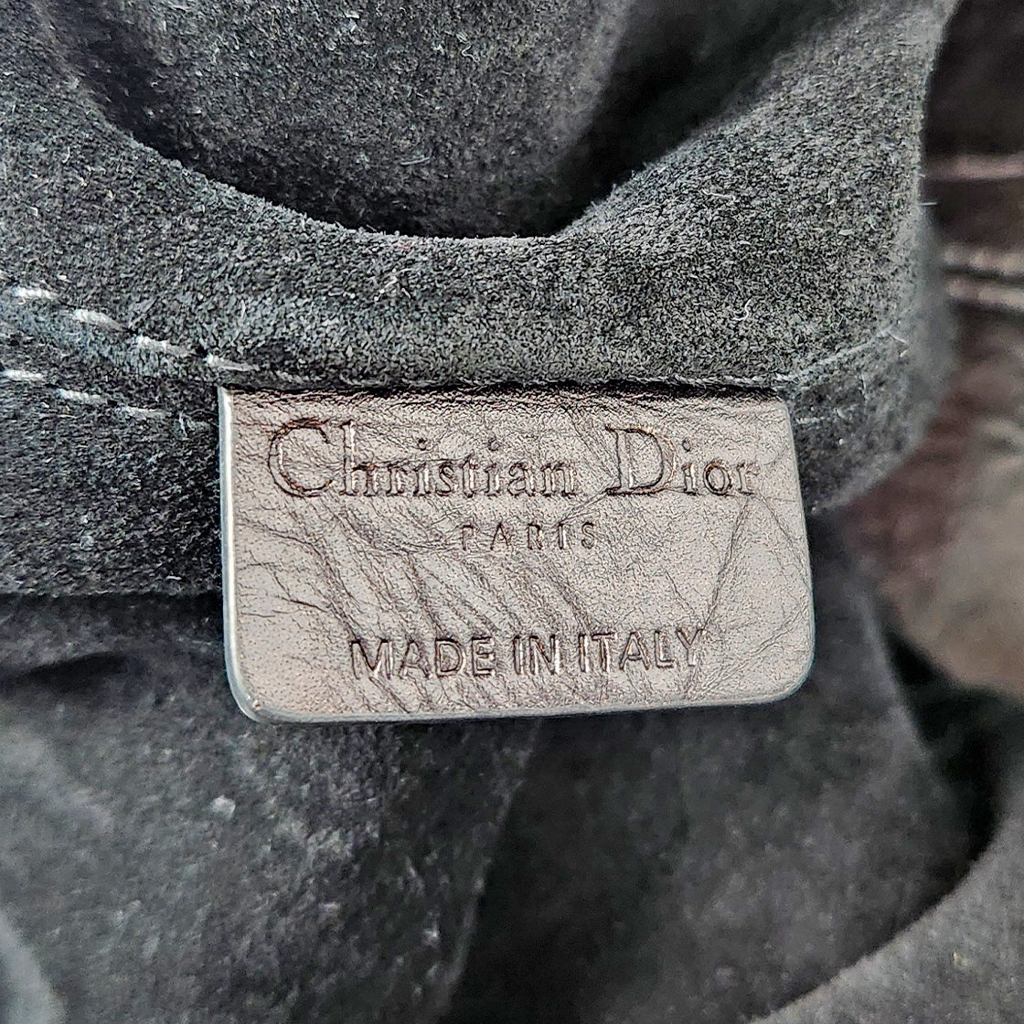 Dior Black Tujuh Large Shoulder Bag