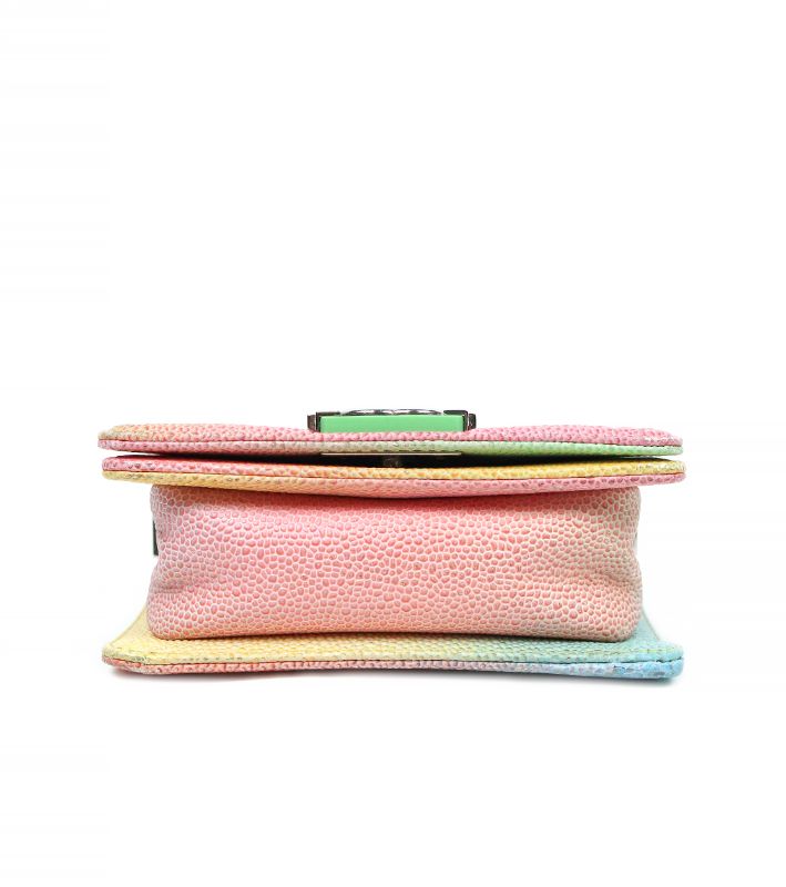 Chanel Rainbow Mini Caviar Boy Bag
