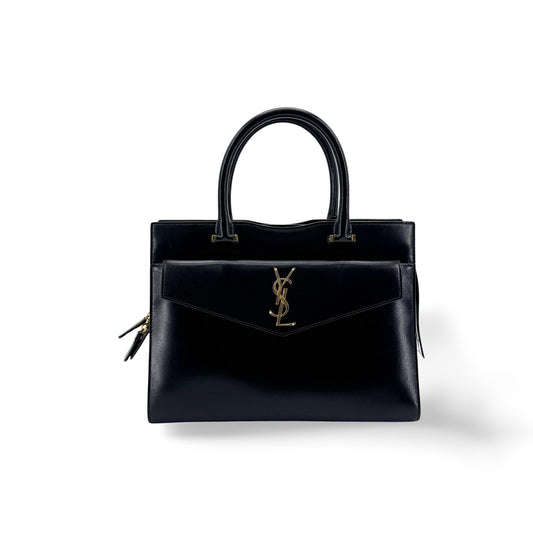 Saint Laurent Medium Uptown Tote Bag Black