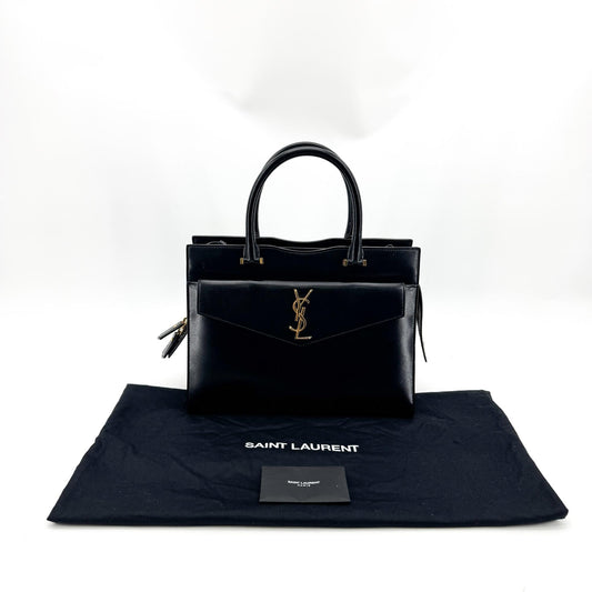 Saint Laurent Medium Uptown Tote Bag Black