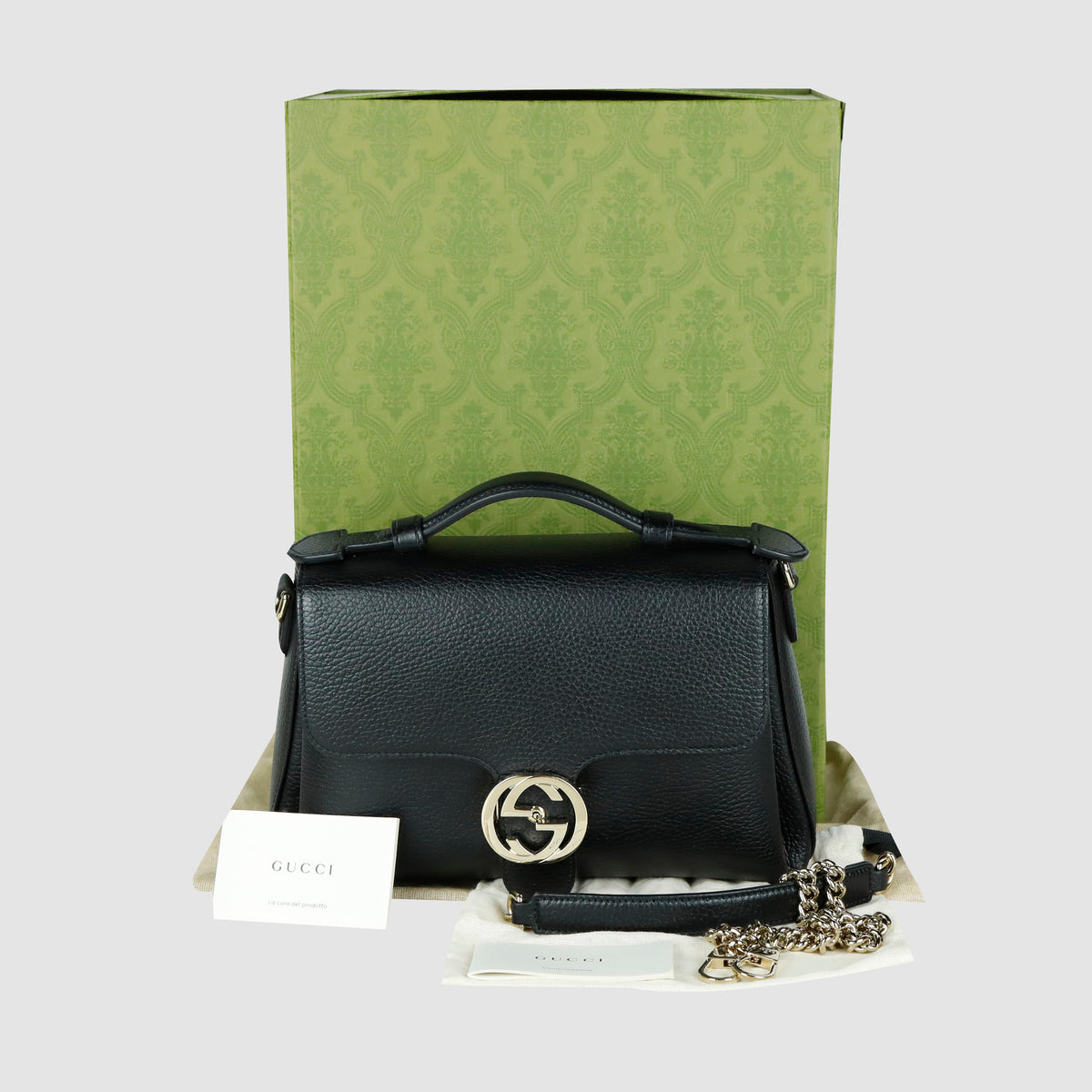 Interlocking Top Handle Crossbody Bag 510302