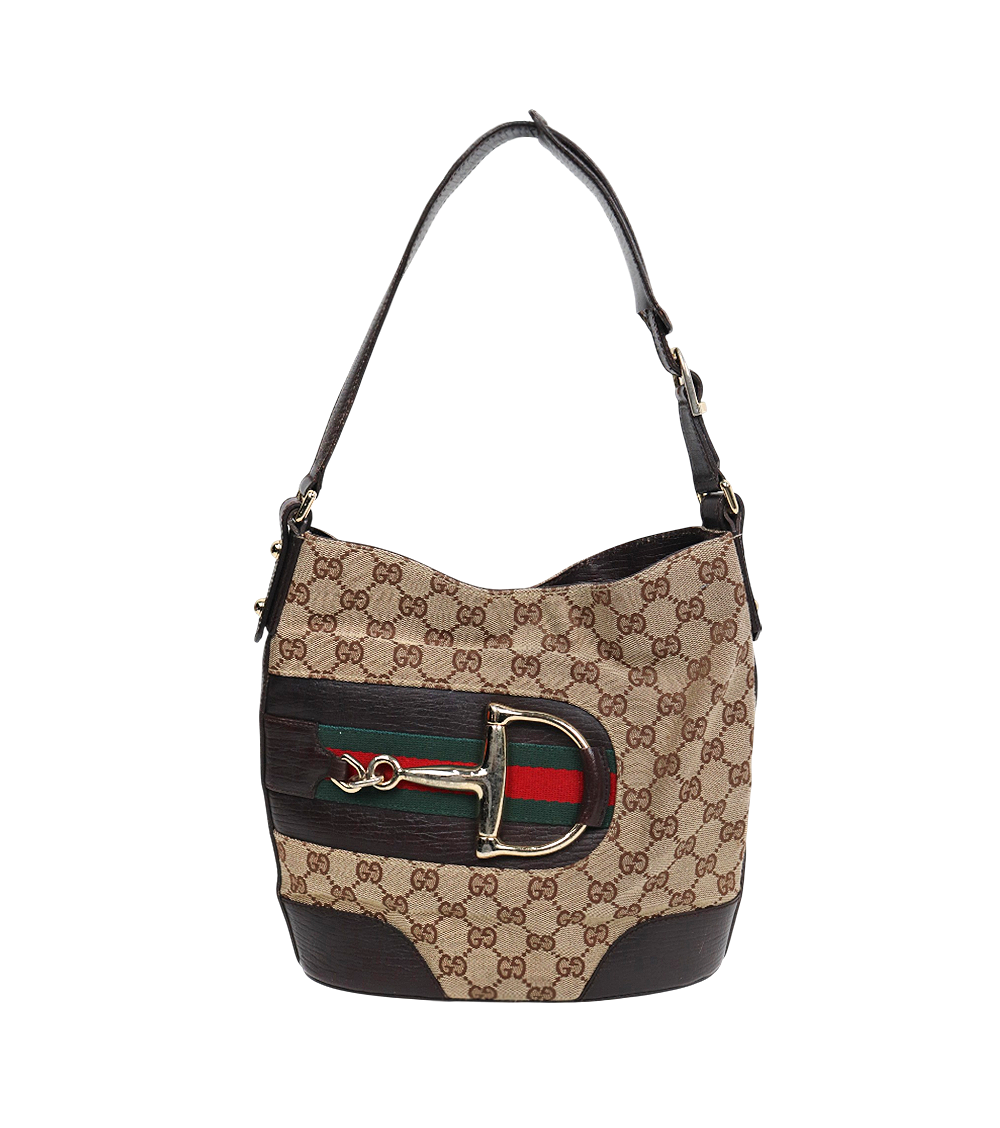 Gucci Hasler Horsesbit Hobo Shoulder Bag