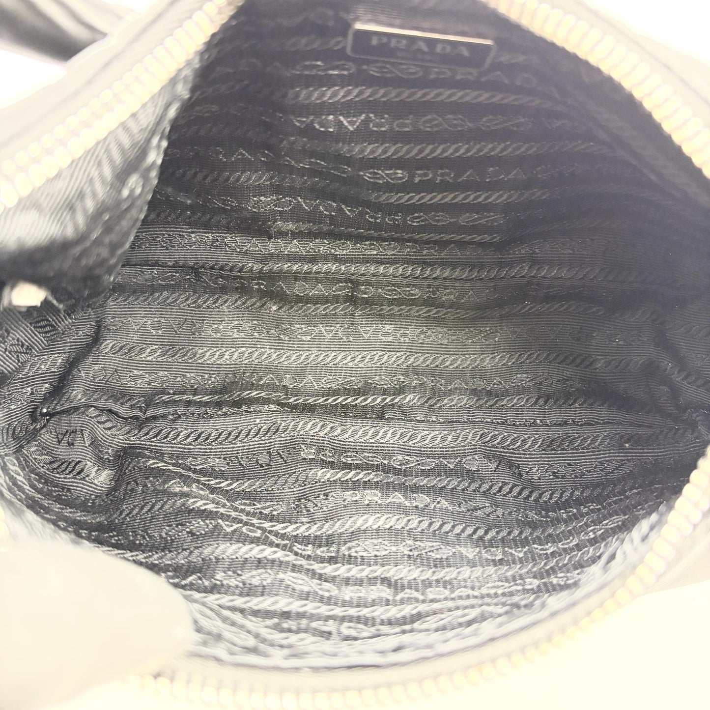 Prada Re-Edition 2005 Re-Nylon Chain Mini Bag Black