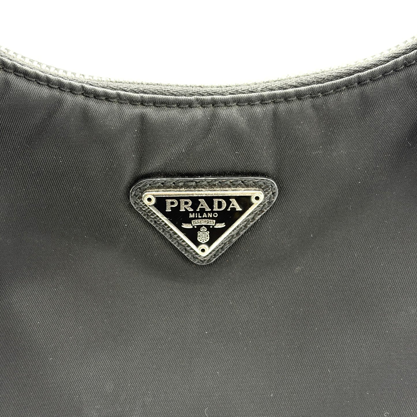 Prada Re-Edition 2005 Re-Nylon Chain Mini Bag Black