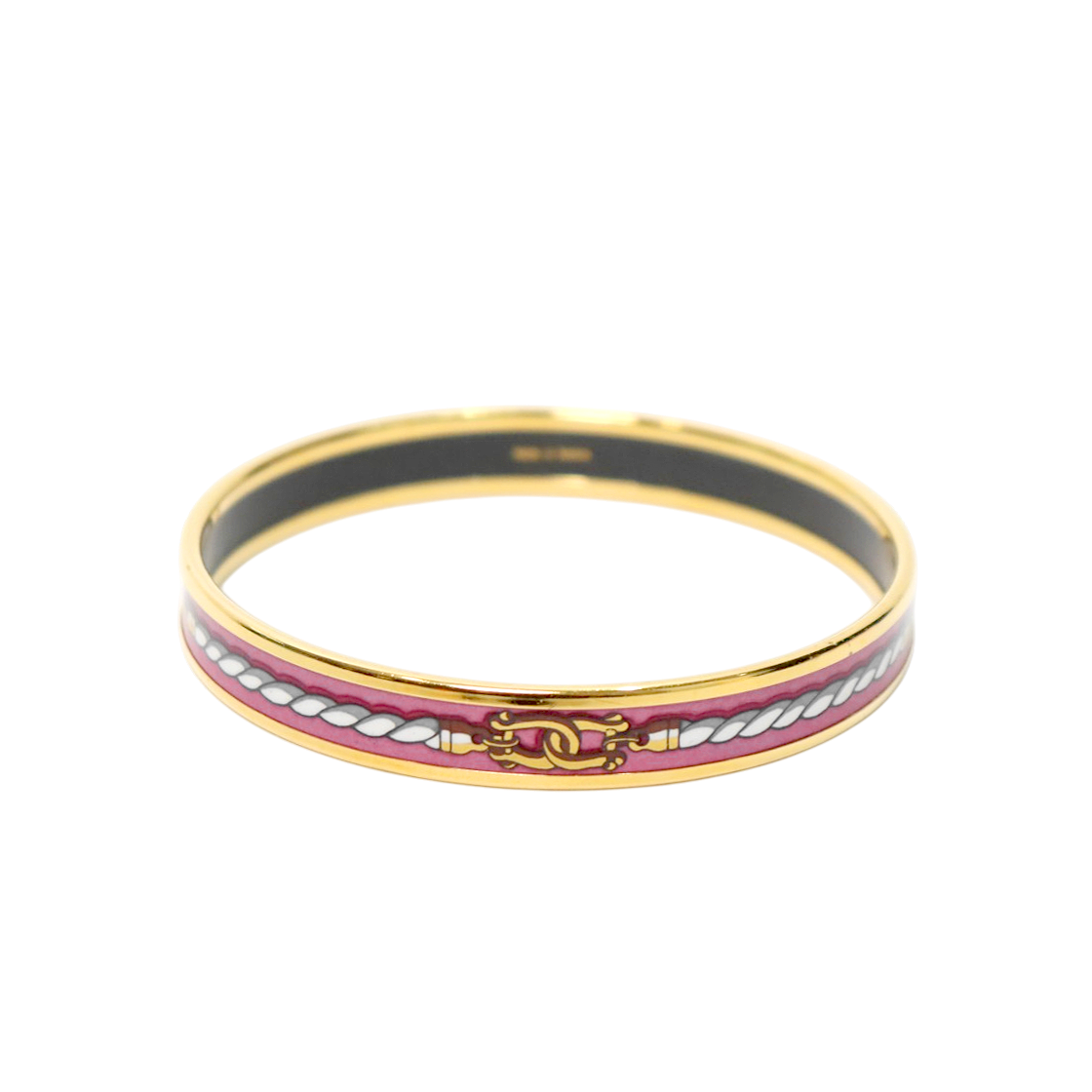 Hermès Pink Bangle Bracelet