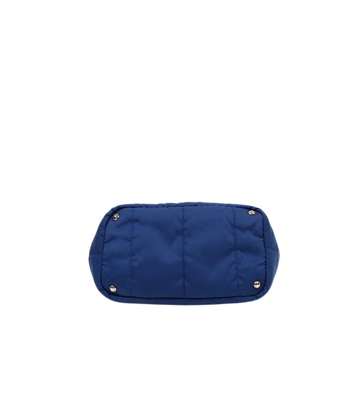 Prada Blue Quilted 2-Way Bag