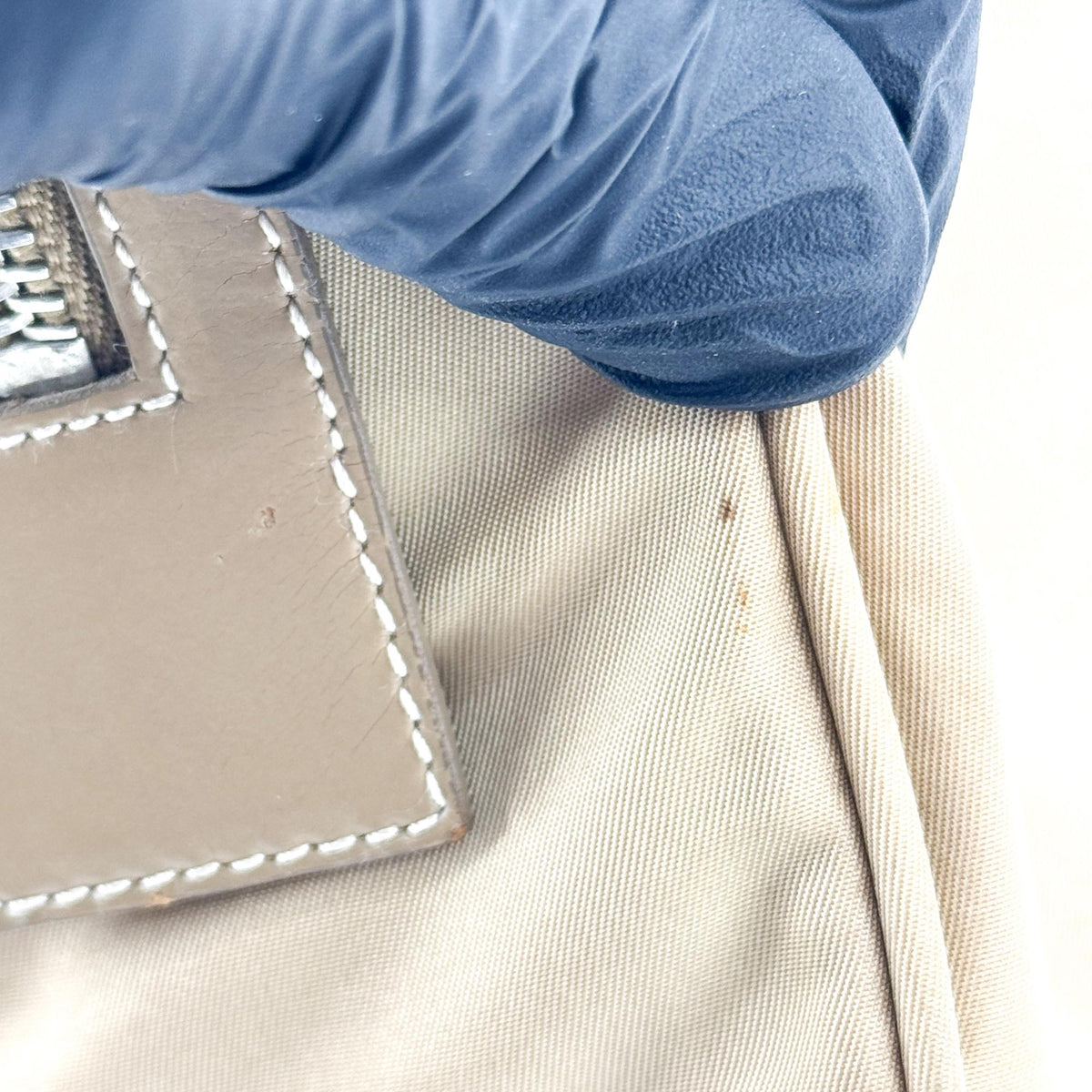 Prada Tessuto Nylon Crossbody Bag Beige