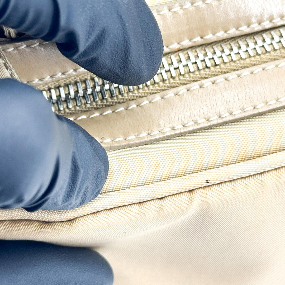 Prada Tessuto Nylon Crossbody Bag Beige
