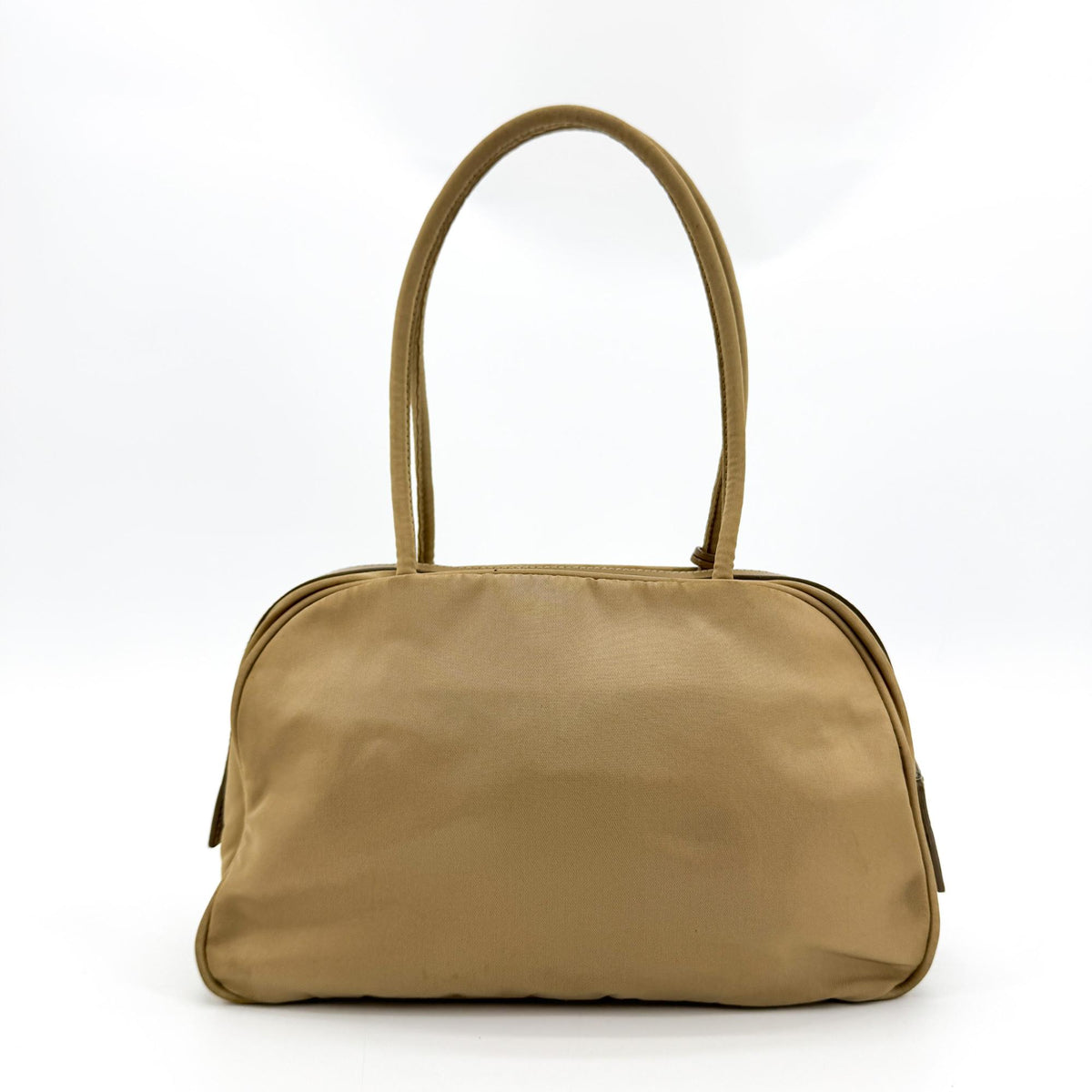 Prada Tessuto Nylon Crossbody Bag Beige