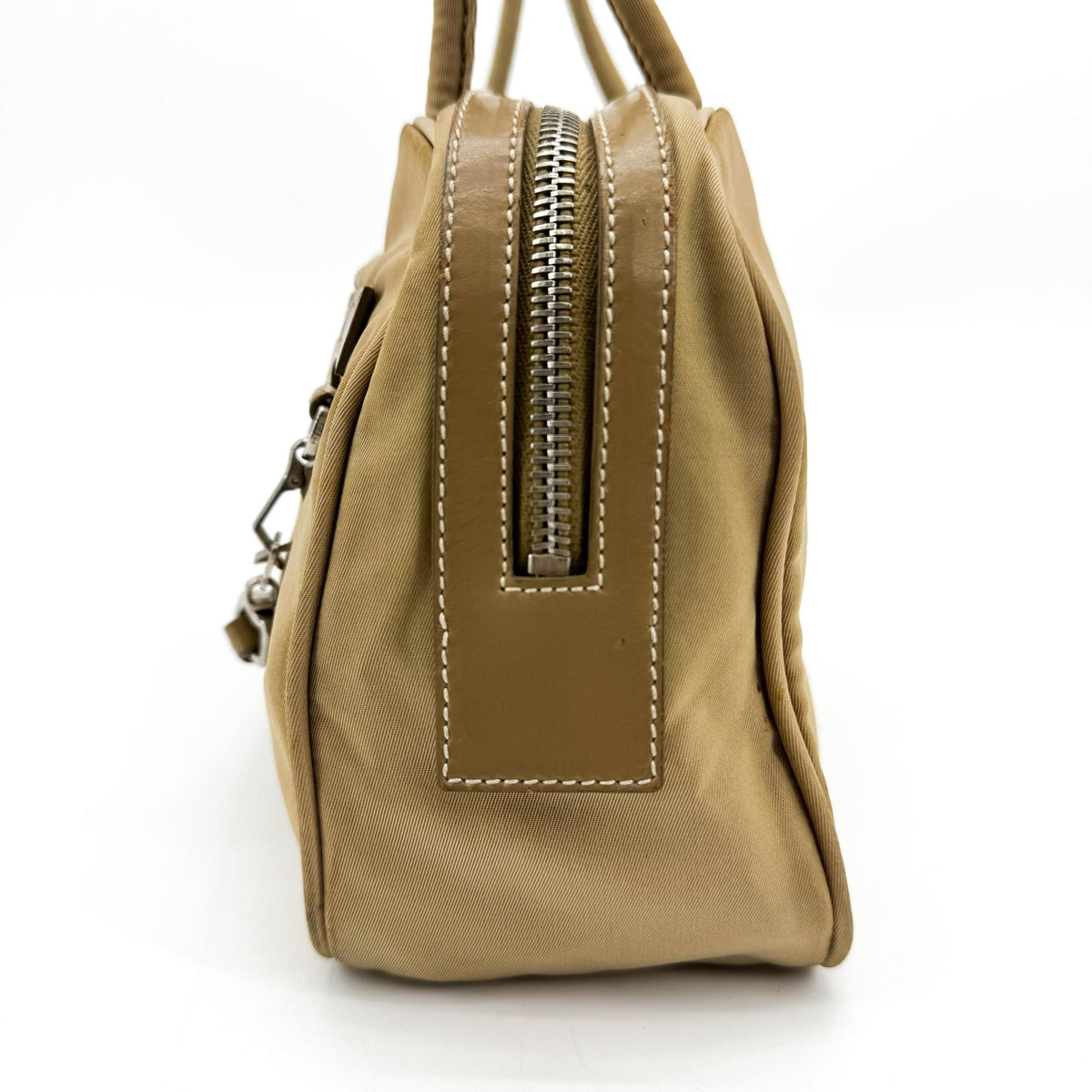 Prada Tessuto Nylon Crossbody Bag Beige
