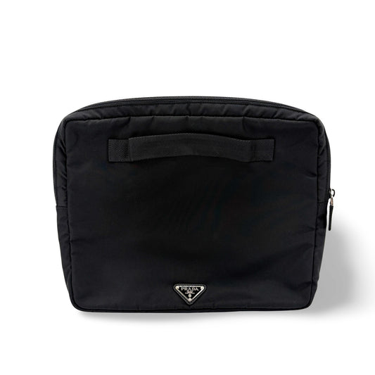 Prada Re-Ylon Travel Pouch Black