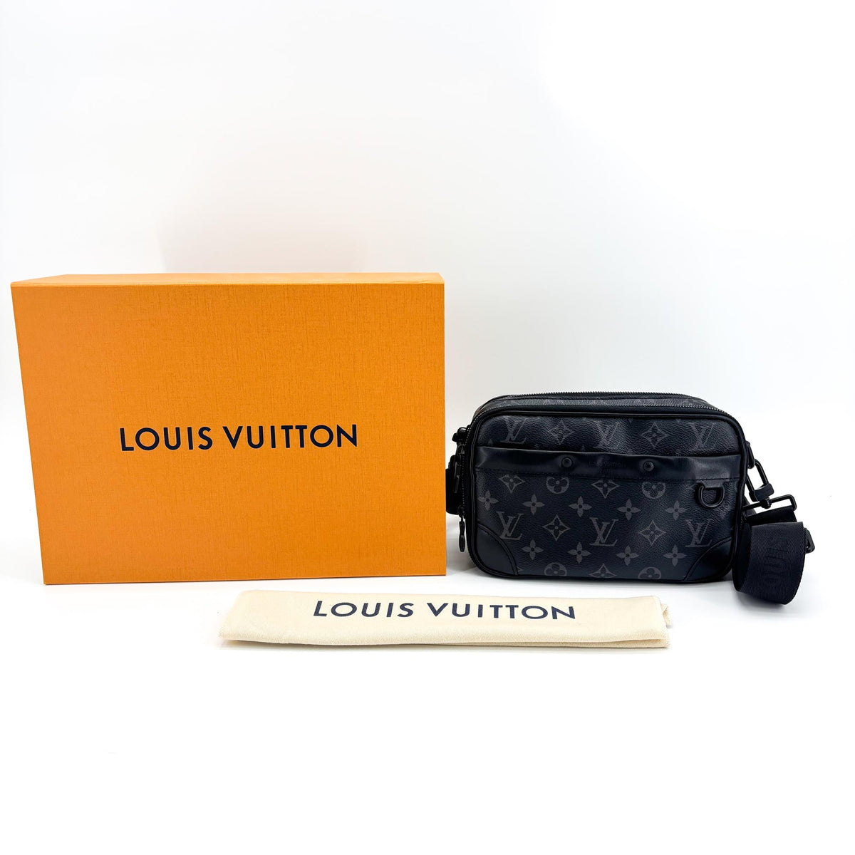 Louis Vuitton Portefeuille Gaston Pochette Monogram Eclipse