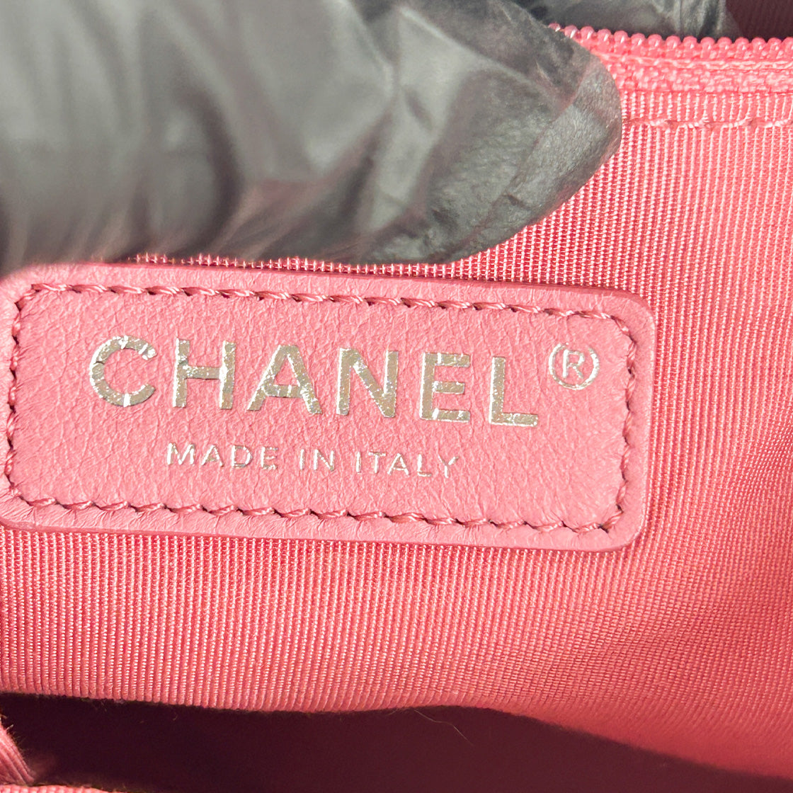Chanel Pink Medium Strap Logo Gabrielle Hobo Bag