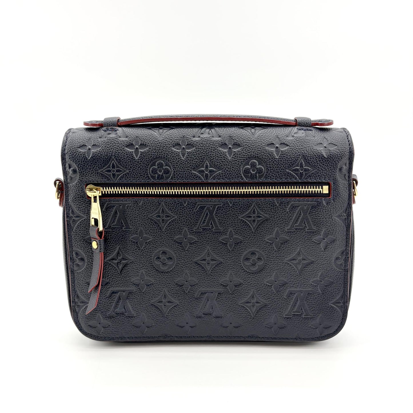 Louis Vuitton Pochette Métis Monogram Empreinte Marine Rouge